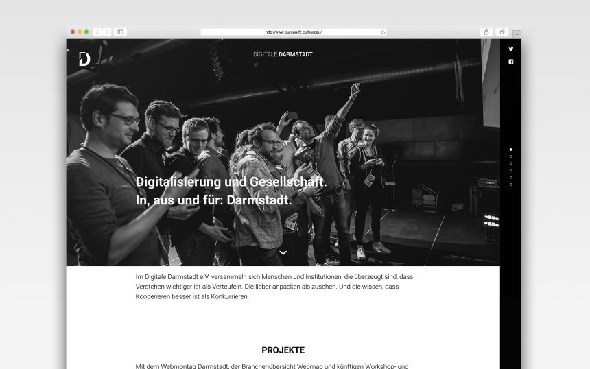 Digitale Darmstadt Webdesign