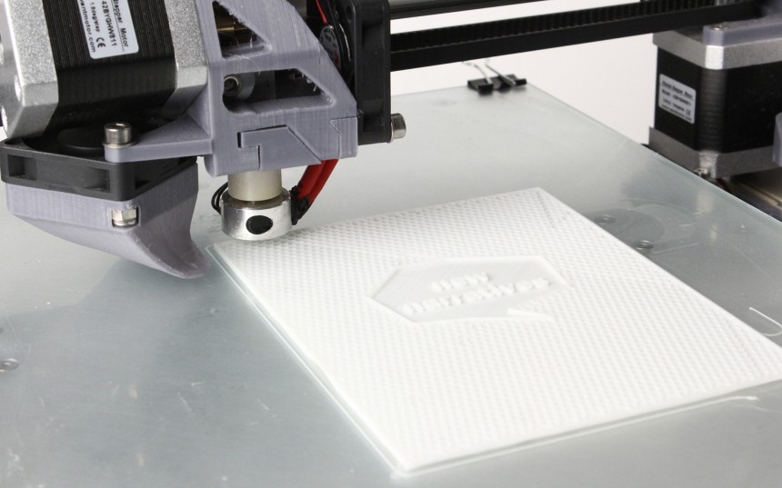 Druck des Motives mit 3D-Drucker