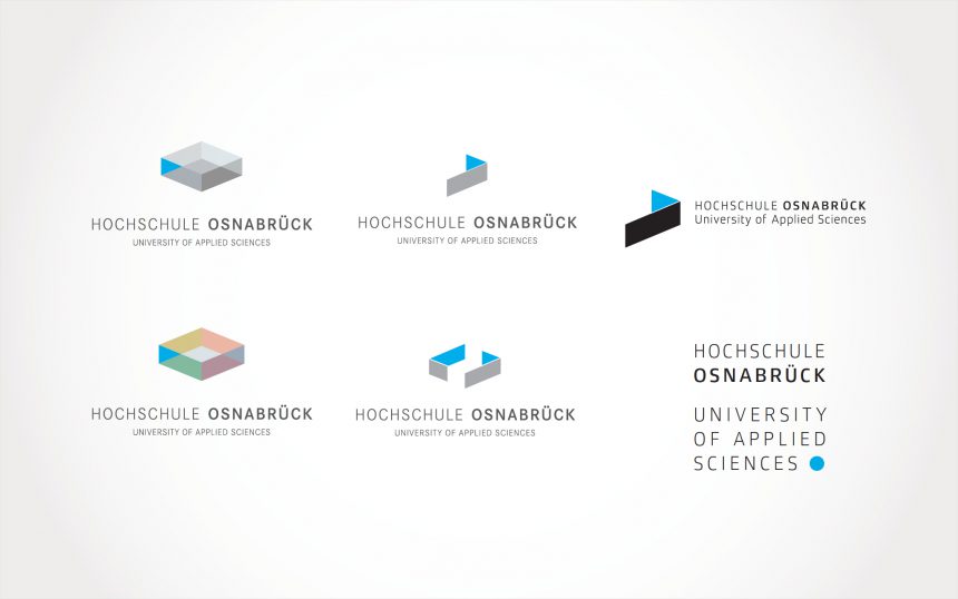 Logoentwürfe für die Hochschule Osnabrück